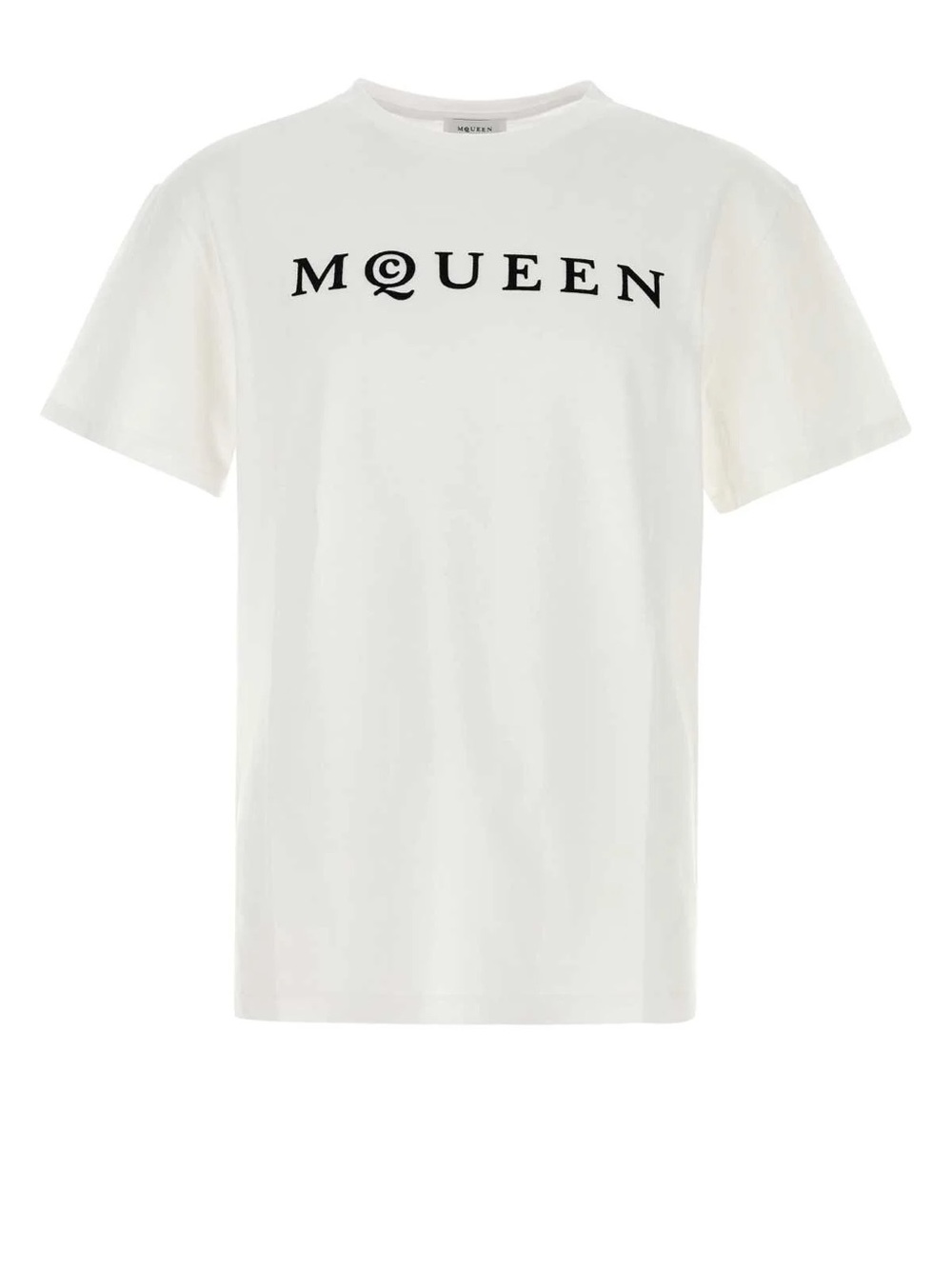 New Alexander McQueen Men’s White Cotton T-Shirt – XL